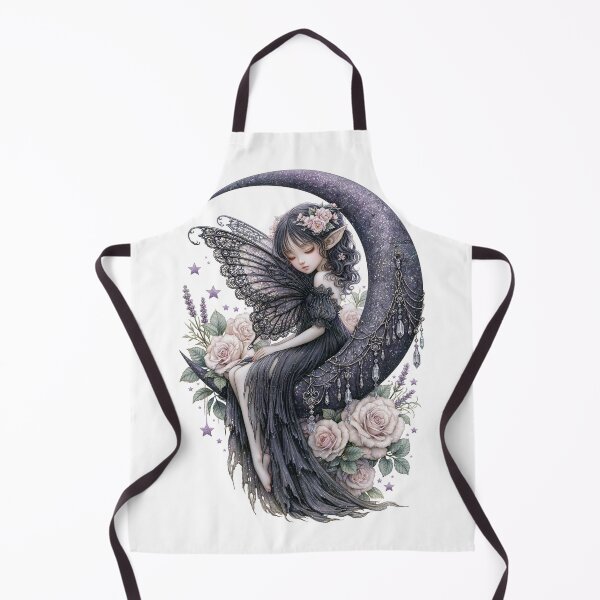 Item preview, Fantasy fairy moon gothic dark wing flower rose crystal designed and sold by Lucky-jl.