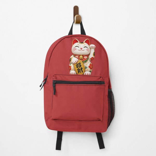 Item preview, Fortune Cat Lucky Maneki Neko with Gold Coin designed and sold by CzipipitoStudio.