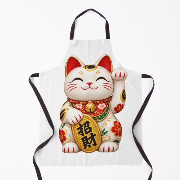 Item preview, Fortune Cat Lucky Maneki Neko with Gold Coin designed and sold by CzipipitoStudio.