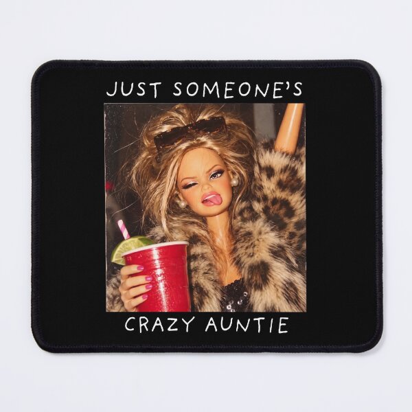 Item preview, Just Someone's Crazy Auntie Retro Party Humor designed and sold by cerima.
