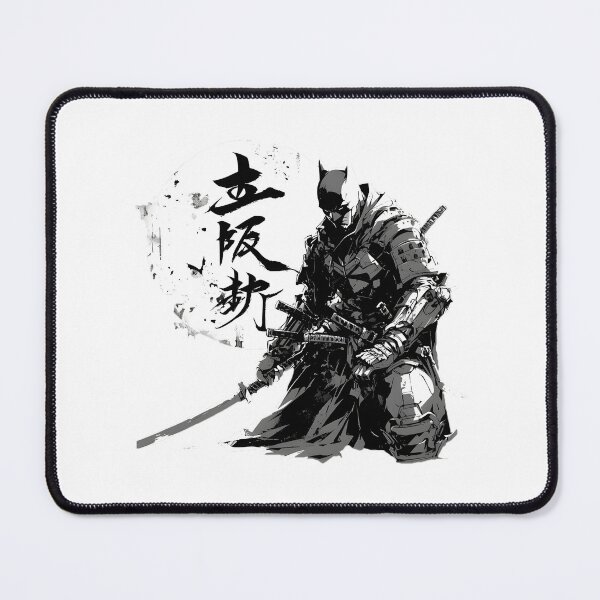Item preview, Samurai Bat Warrior Illustration with Traditional Armor and Sword designed and sold by skmg1968.