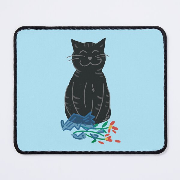 Item preview, Good Luck Black Cat  designed and sold by DanuskaArt.