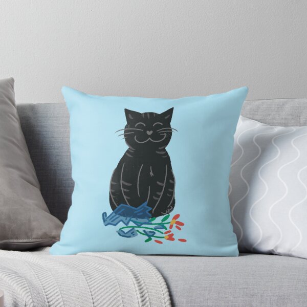 Item preview, Good Luck Black Cat  designed and sold by DanuskaArt.