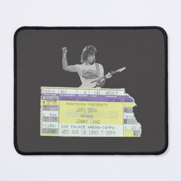 Item preview, Vintage Jeff Beck Concert Ticket Design for Music Lovers and Guitar Fans designed and sold by Larathdilat.