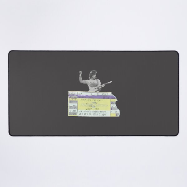 Item preview, Vintage Jeff Beck Concert Ticket Design for Music Lovers and Guitar Fans designed and sold by Larathdilat.