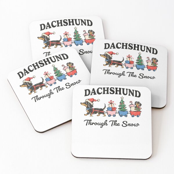 Item preview, Dachshund Through the Snow Christmas Holiday Parade designed and sold by RDGNR.