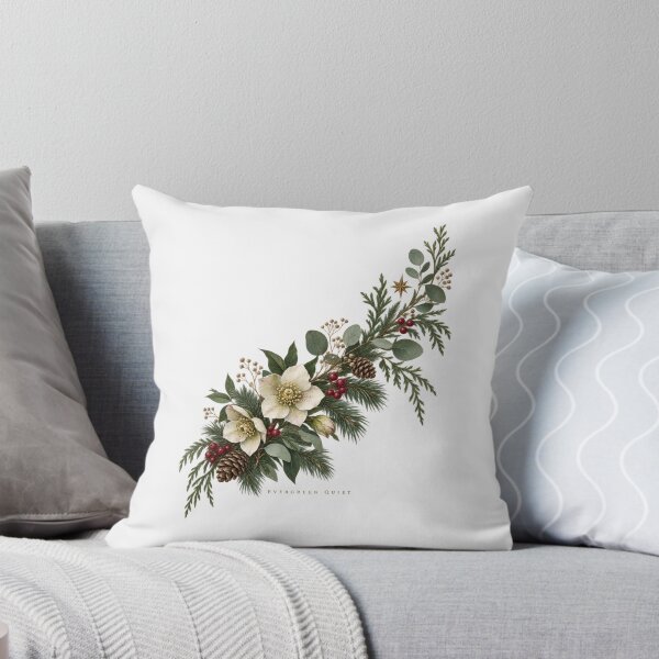 Item preview, Evergreen Quiet Winter Botanical  designed and sold by PhylonBoxx.
