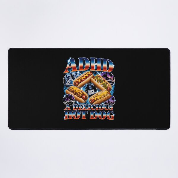 Item preview, ADHD Hot Dog Humor for Neurodivergent Foodies designed and sold by thefirstbroo.