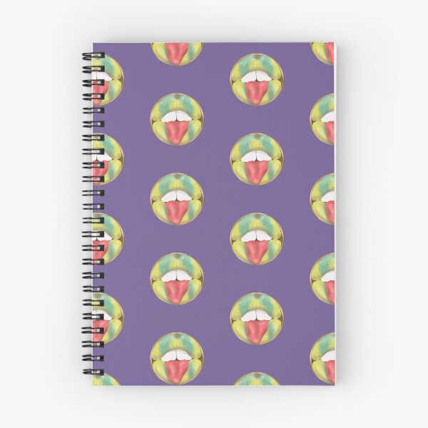 Item preview, Rebel Lips Pop Art – Duotone lime seablue Lips on Lila Background designed and sold by GoldenRebels.