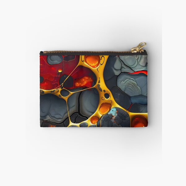 Item preview, molten gold veins weaving over cracked, charcoal-grey rock. designed and sold by Random Precision Software.