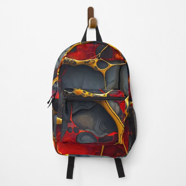 Item preview, molten gold veins weaving over cracked, charcoal-grey rock. designed and sold by Random Precision Software.