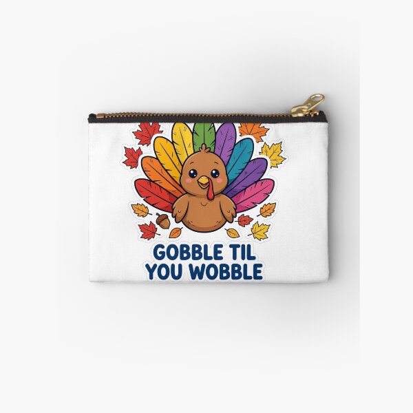 Item preview, Gobble Til You Wobble Funny Turkey designed and sold by LunaAdventurer.