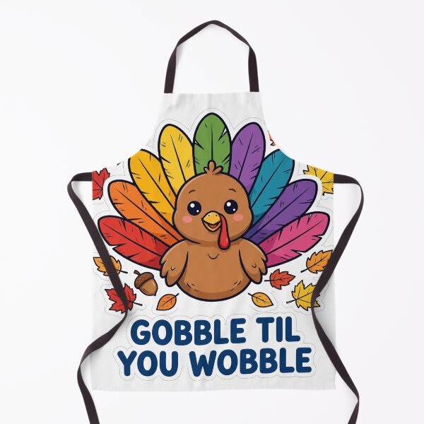 Item preview, Gobble Til You Wobble Funny Turkey designed and sold by LunaAdventurer.