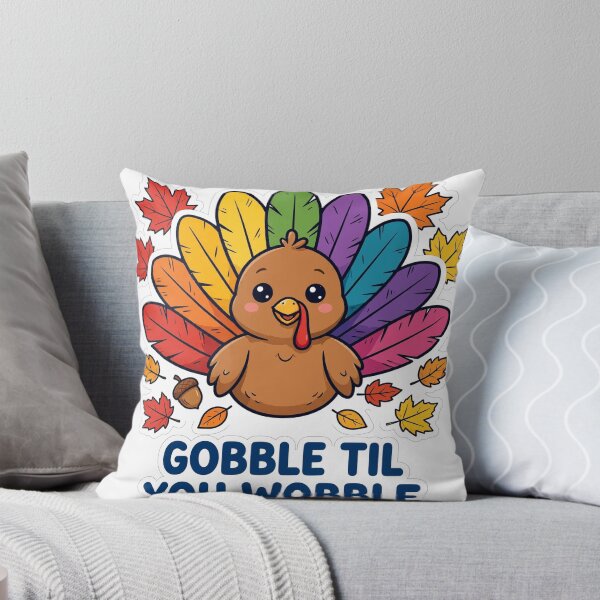 Item preview, Gobble Til You Wobble Funny Turkey designed and sold by LunaAdventurer.
