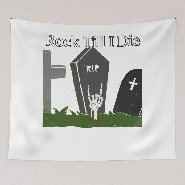 Item preview, Rock until I Die designed and sold by ttuniques.