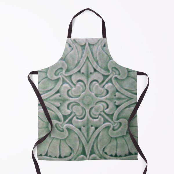 Item preview, Mint floral tile designed and sold by H4ppy01.