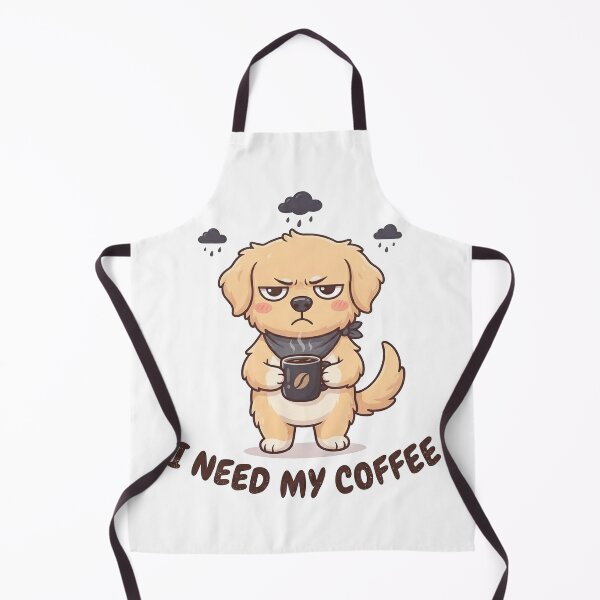 Item preview,  of Grumpy Chibi Dog needs coffee  designed and sold by cobano.