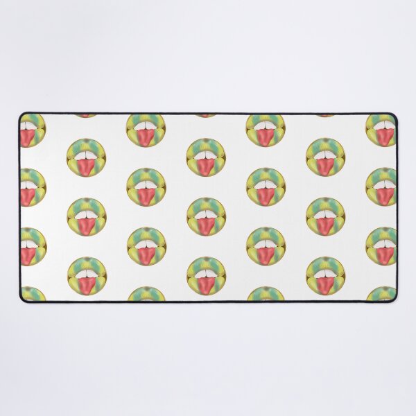 Item preview, Rebel Lips Pop Art – Duotone Lime seablue Lips designed and sold by GoldenRebels.