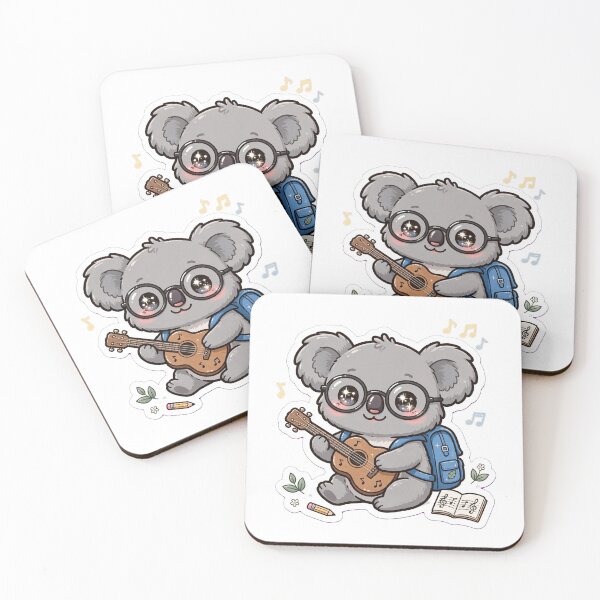 Item preview, Cute Koala Playing Guitar Music Class designed and sold by Wildlife-Walk.
