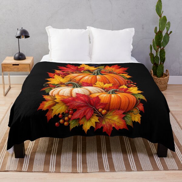 Item preview, Pumpkin and Maple Leaves-Autumn Fall Harvest designed and sold by RockitBaby.