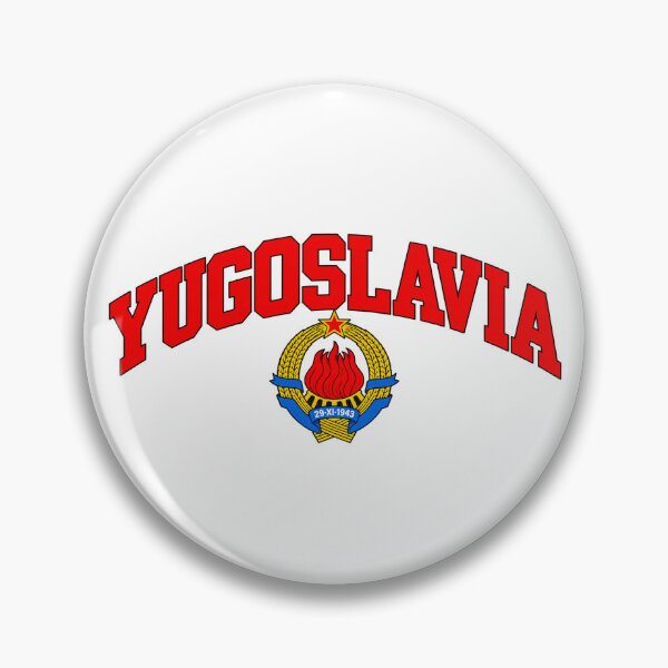 Item preview, Yugoslavia Retro Varsity Lettering & Yugoslav Emblem designed and sold by pantapita.