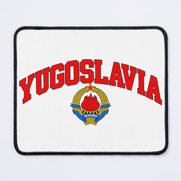 Item preview, Yugoslavia Retro Varsity Lettering & Yugoslav Emblem designed and sold by pantapita.
