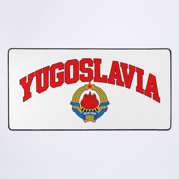 Item preview, Yugoslavia Retro Varsity Lettering & Yugoslav Emblem designed and sold by pantapita.