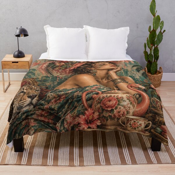 Item preview, Flamingo Tea & Tropical Dreams designed and sold by FloramoonArt.