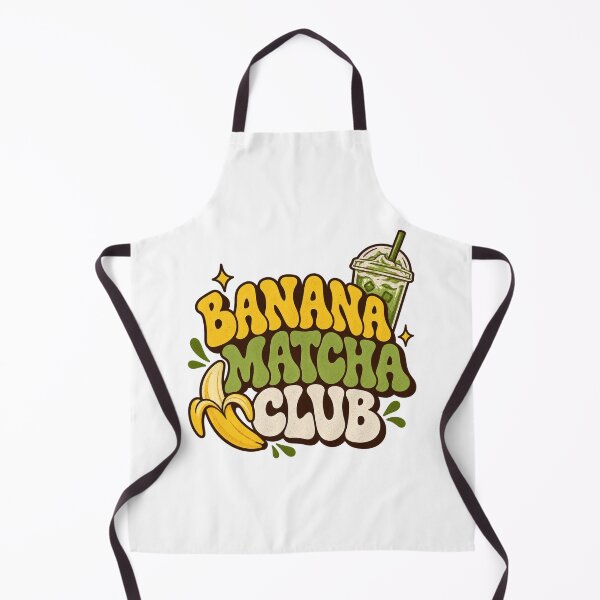 Item preview, Banana Matcha Club Retro Matcha Latte designed and sold by UrbanStatic.
