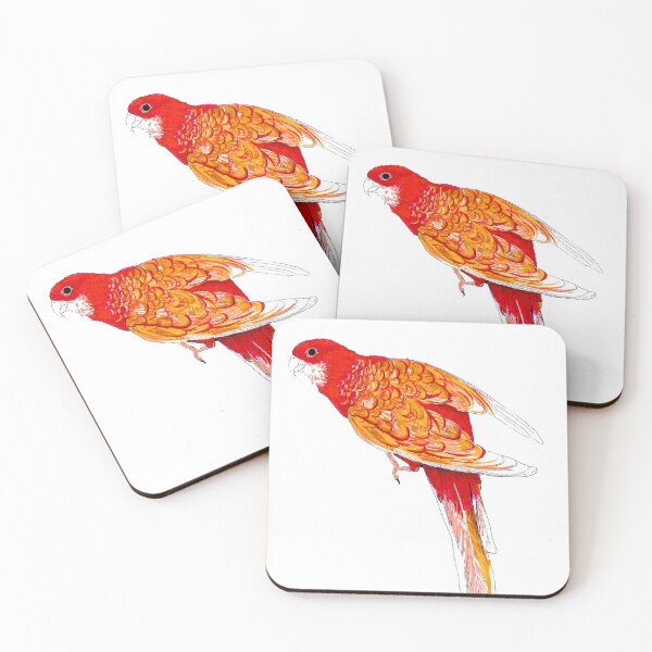 Item preview, Ruby Omnicolor Parakeet designed and sold by NoiramDesign.
