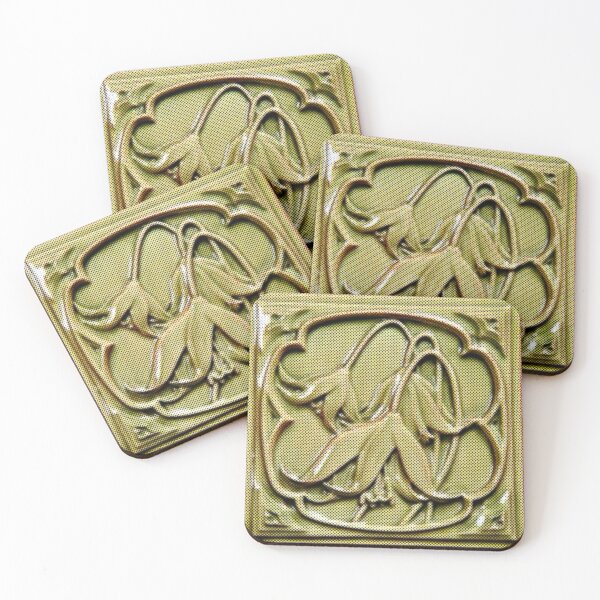 Item preview, Green tile designed and sold by H4ppy01.