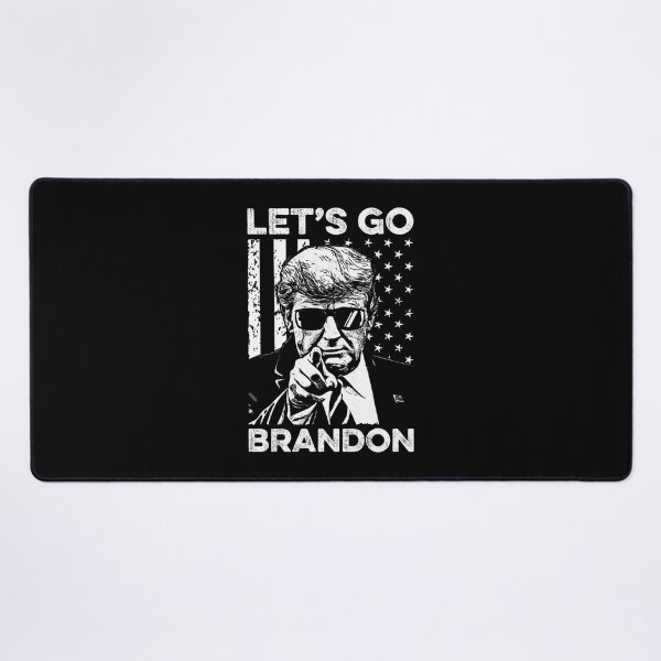Item preview, Lets Go Brandon Funny Meme Bumper Sticker with Bold Typography designed and sold by uniqlyliya.