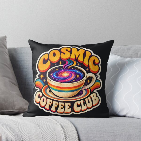Item preview, Cosmic Coffee Club Retro Space Galaxy Cup Graphic Art designed and sold by MCV-Designs.