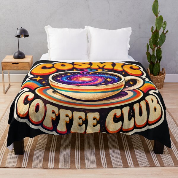 Item preview, Cosmic Coffee Club Retro Space Galaxy Cup Graphic Art designed and sold by MCV-Designs.