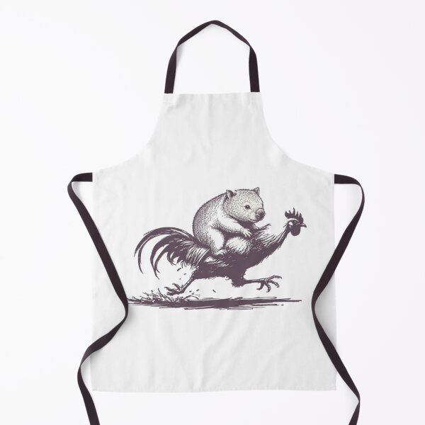 Item preview, Running late Friendly Wombat SKETCH designed and sold by BRETT'S ART STUDIO.