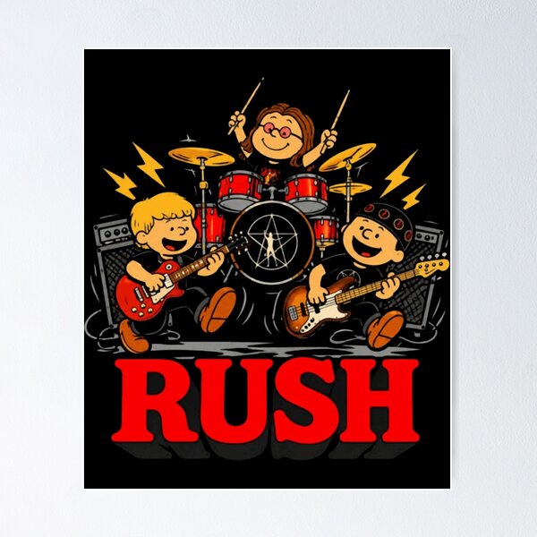 Item preview, Rush Band Charlie Brown Mashup designed and sold by NeviProski.