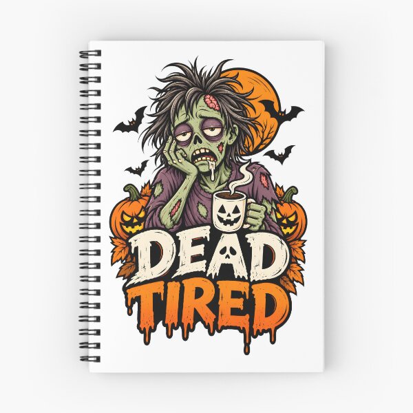 Item preview, Dead Tired Halloween Zombie – Funny Spooky Coffee Design designed and sold by Sed94.