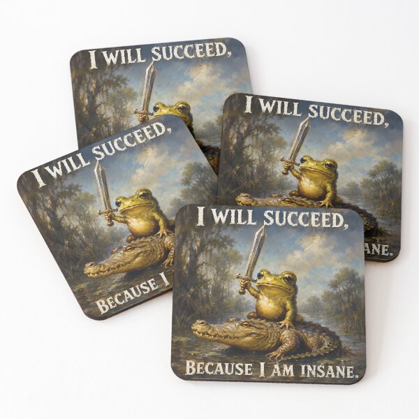 Item preview, I will succeed because I am insane  designed and sold by abby-thorns.