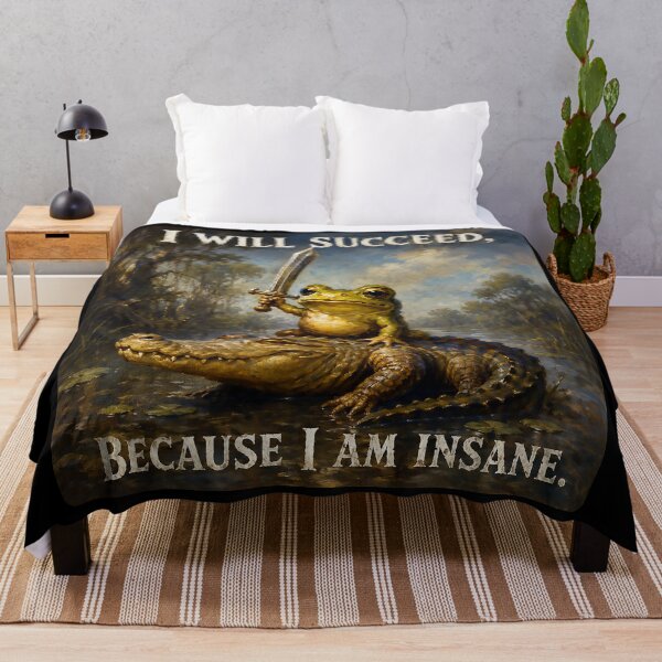 Item preview, I will succeed because I am insane  designed and sold by abby-thorns.