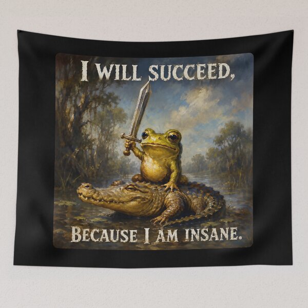 Item preview, I will succeed because I am insane  designed and sold by abby-thorns.
