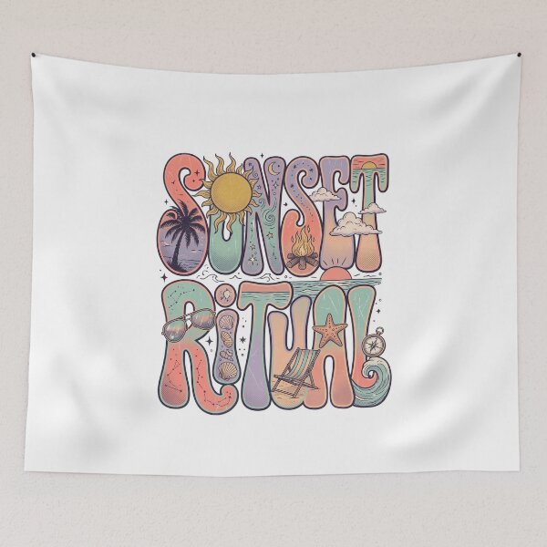 Item preview, Sunset Ritual Mystical Witchy Celestial designed and sold by JOSUQ.