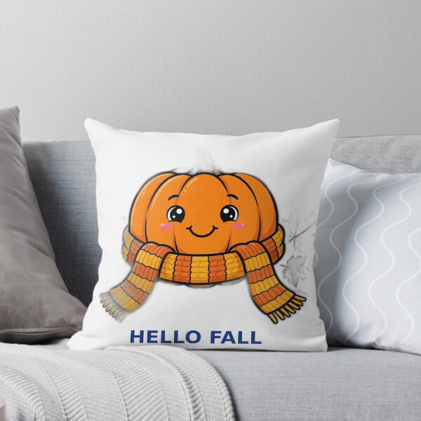 Item preview, Hello Fall Cute Pumpkin designed and sold by LunaAdventurer.