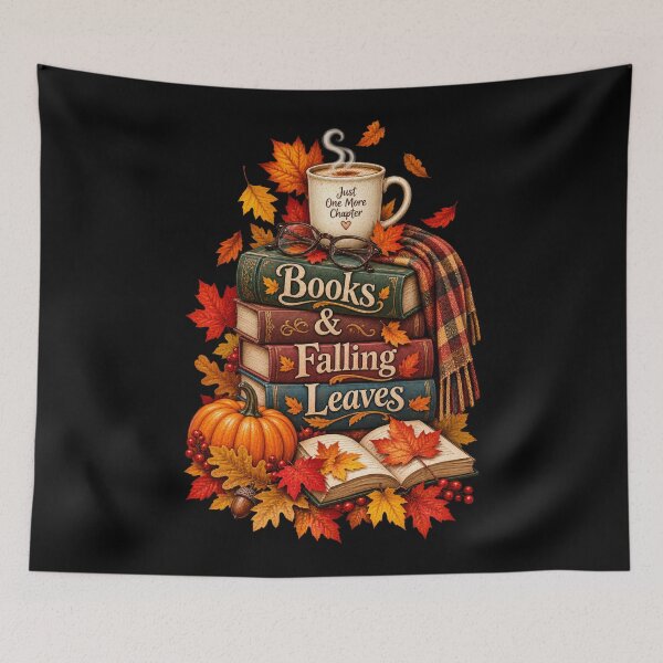 Item preview, Books and Falling Leaves designed and sold by RockitBaby.