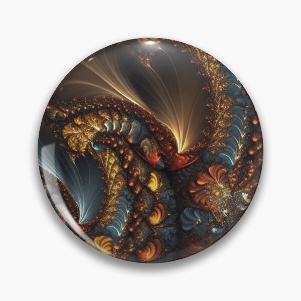 Item preview, highly complex, glowing fractal pattern characterized by swirling, wave-like structures. designed and sold by Random Precision Software.