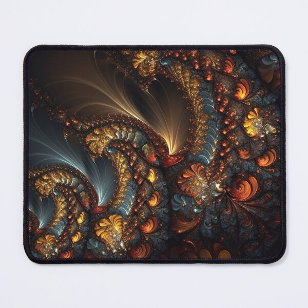 Item preview, highly complex, glowing fractal pattern characterized by swirling, wave-like structures. designed and sold by Random Precision Software.