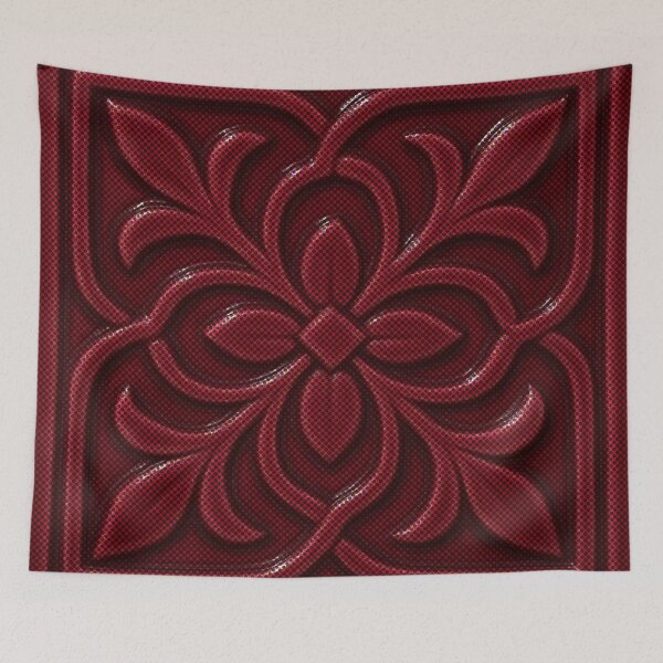Item preview, Red tile designed and sold by H4ppy01.
