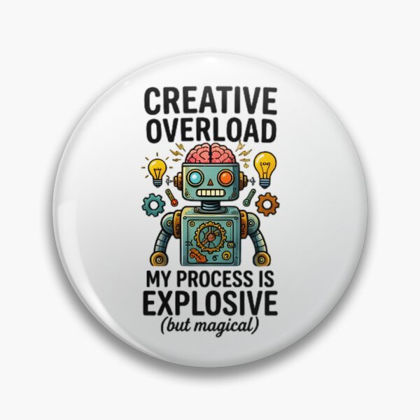 Item preview, Creative Overload Vintage Robot Designer Art designed and sold by Pyt27.