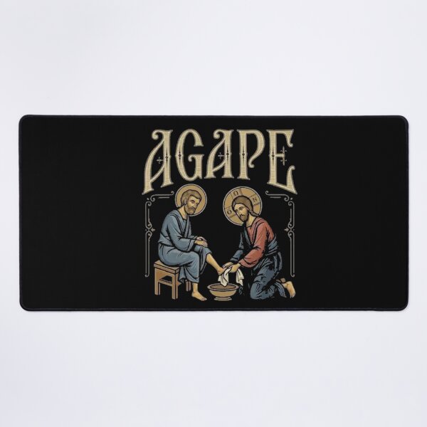 Item preview, Agape | Jesus Washing Feet Christian Love and Service Design designed and sold by Nerd Army.