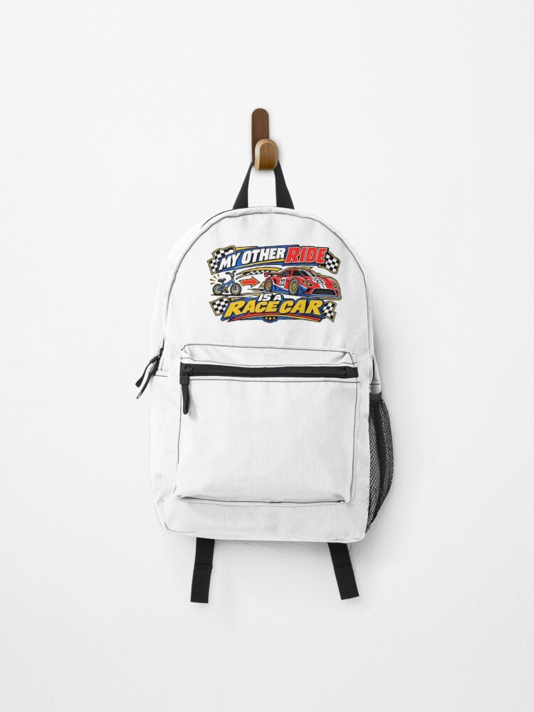 Thumbnail 1 of 3, Backpack, My Other Ride Is A Race Car designed and sold by RAS-77.