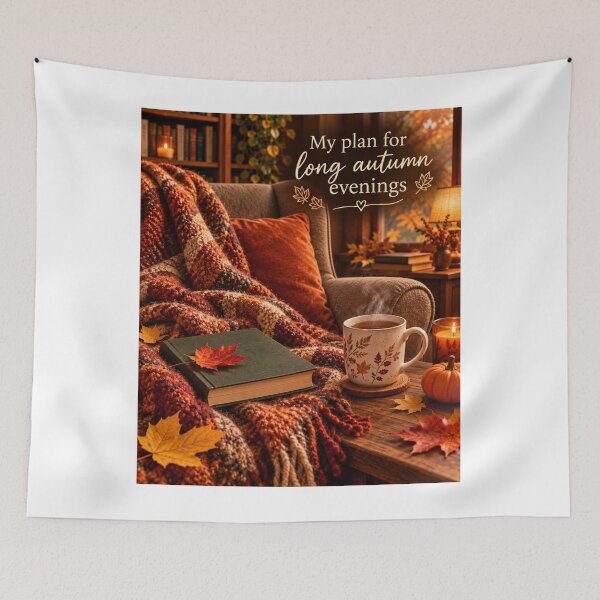 Item preview, My Plan For Long Autumn Evenings. designed and sold by Dinasshop.